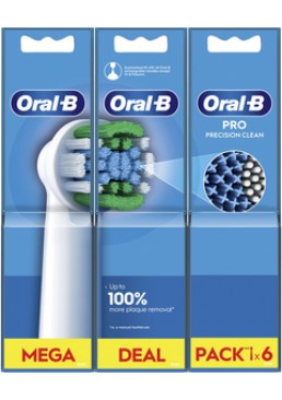 Насадки для электрической зубной щетки Oral-B Pro Precision Clean, 6 шт